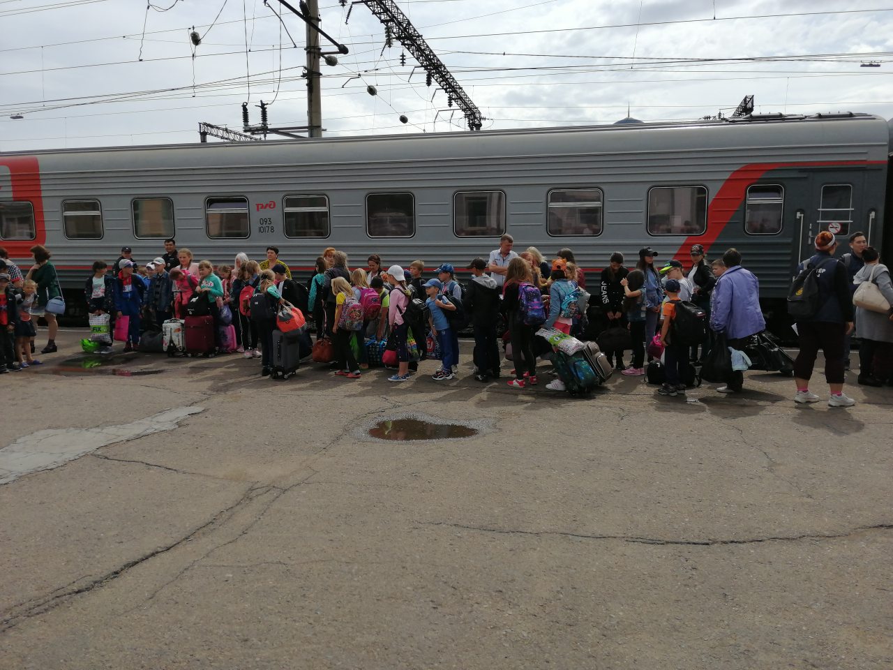 Фото Дети из подтопленных районов Иркутской области прибыли в Бурятию
