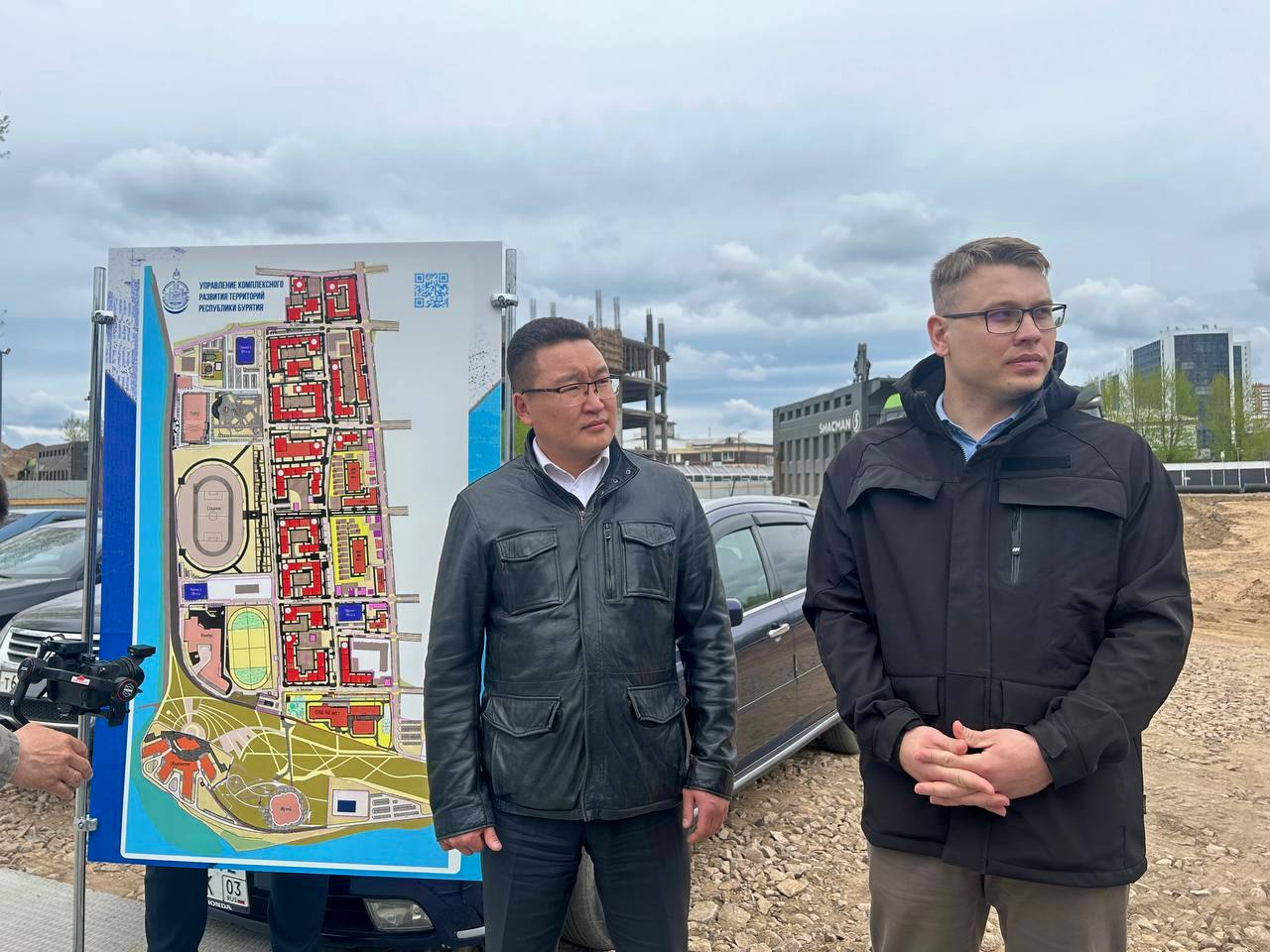 Фото В столице Бурятии началось возведение первого дома в микрорайоне "Улаан Хото"