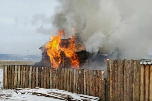 Фото Пожар в Бурятии унес жизнь еще одного человека
