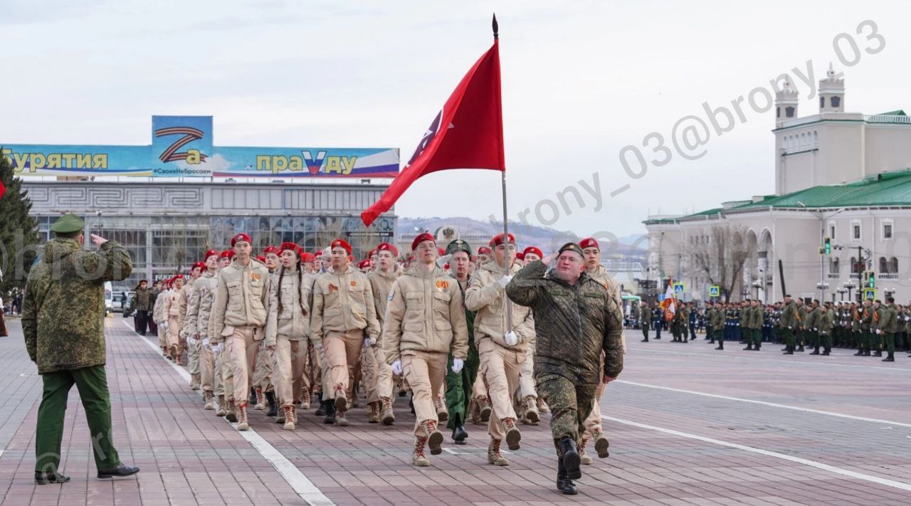 Фото Кадеты Бурятии начали тренировки к Параду Победы