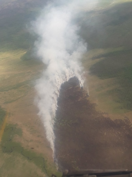 Фото В Бурятии возник лесной пожар в Баунтовском районе