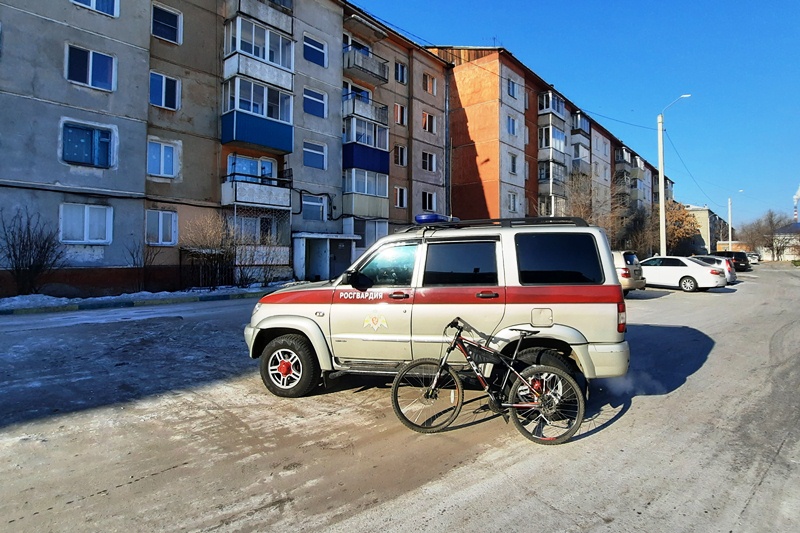 Фото Росгвардейцы задержали неопрятного улан-удэнца с краденым велосипедом