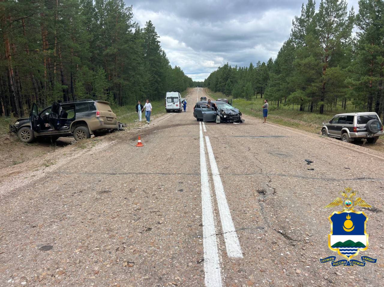 Фото В районе Бурятии произошло ДТП с тремя машинами