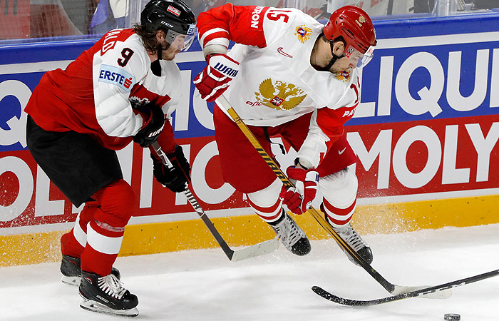 Фото Сборная России по хоккею крупно победила Австрию на ЧМ
