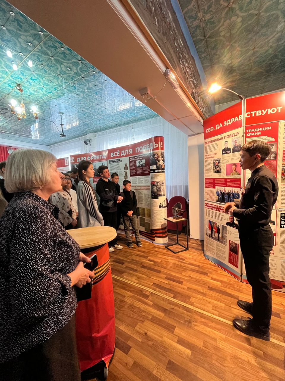 Фото В Бурятии выставка «Уроки истории. Великая Победа» побывала в Тарбагатае