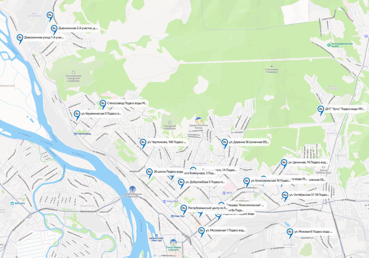 Фото Жители двух районов Улан-Удэ останутся без холодной воды