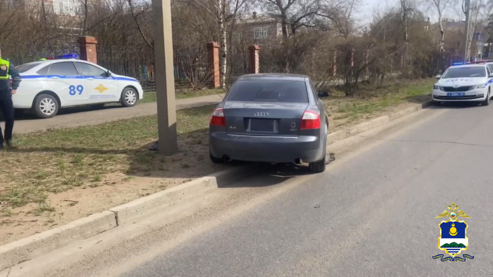 Фото Две улан-удэнки попали в ДТП на угнанном автомобиле