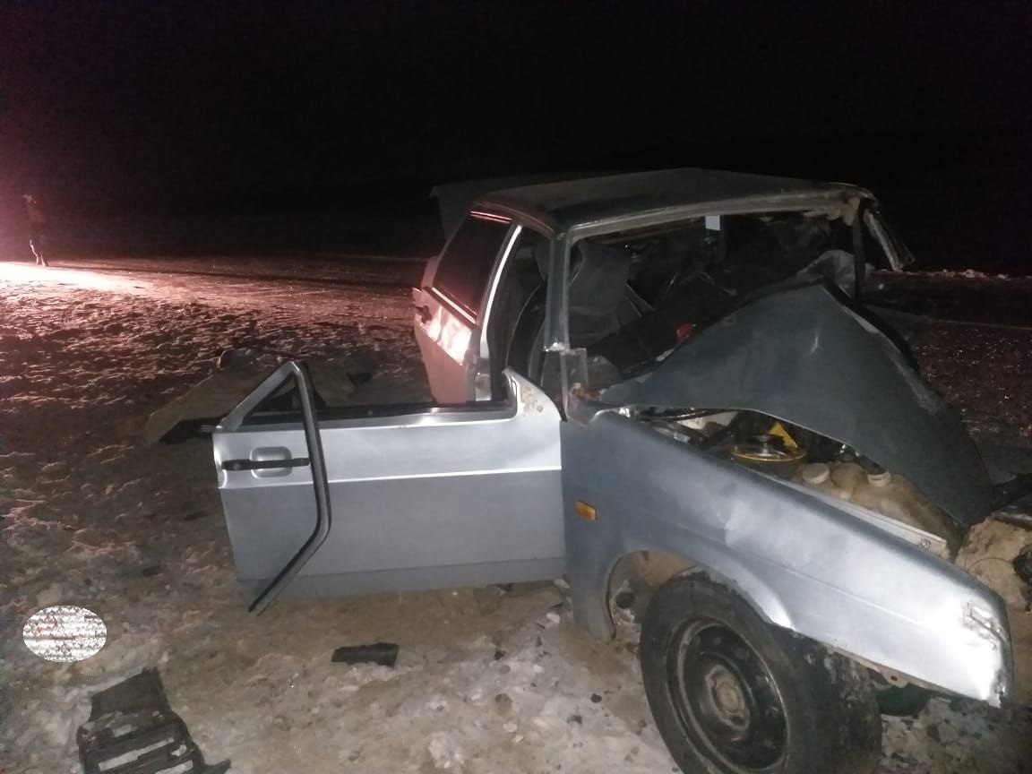 Фото В Бурятии бесправный водитель погиб в ДТП