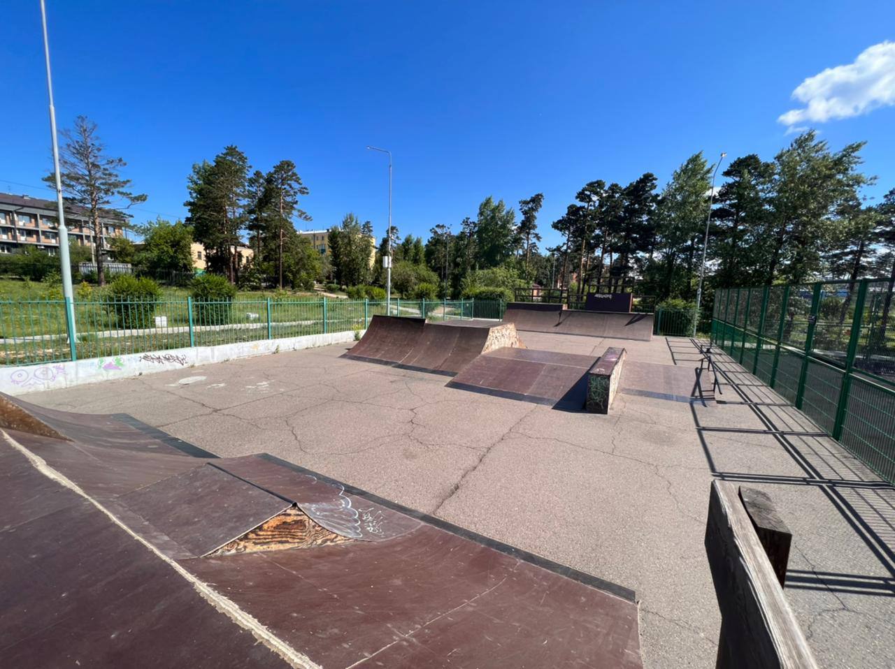Фото В парке Улан-Удэ закрыли на ремонт скейт-площадку