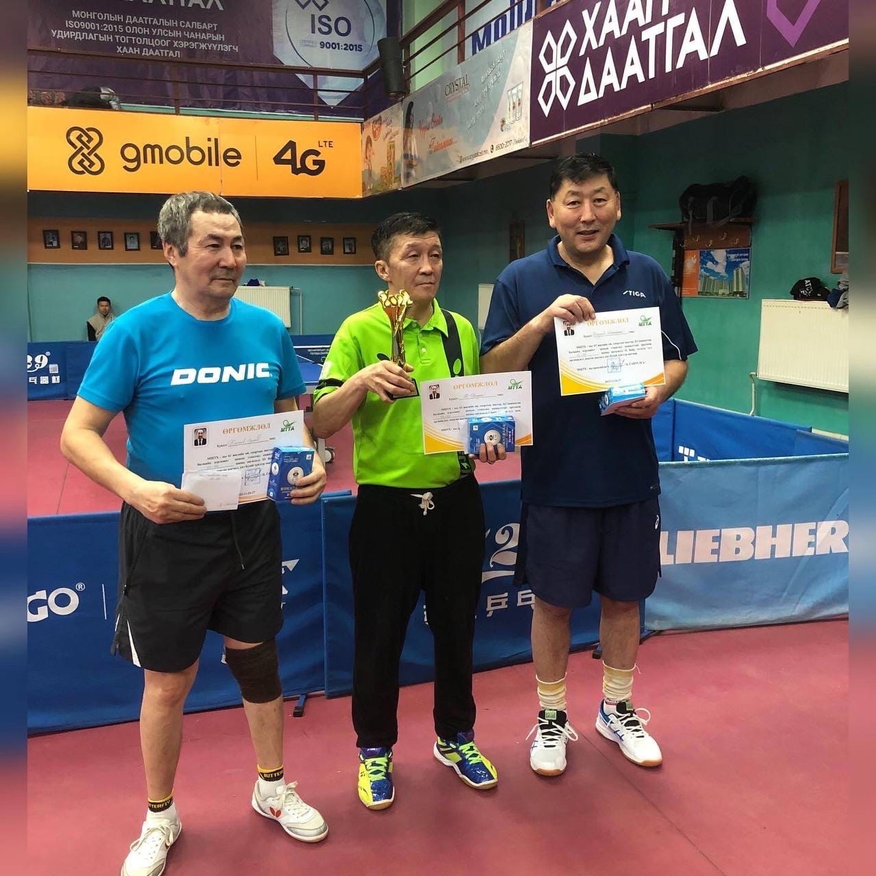Фото Спортсмены Бурятии завоевали россыпь медалей на открытом Кубке Федерации настольного тенниса Монголии