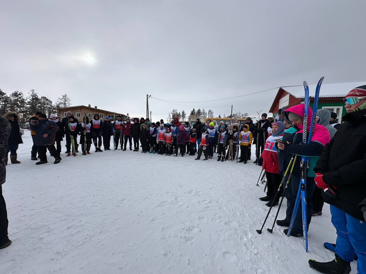Фото На севере Бурятии состоялось открытие гонки «Лыжня России»