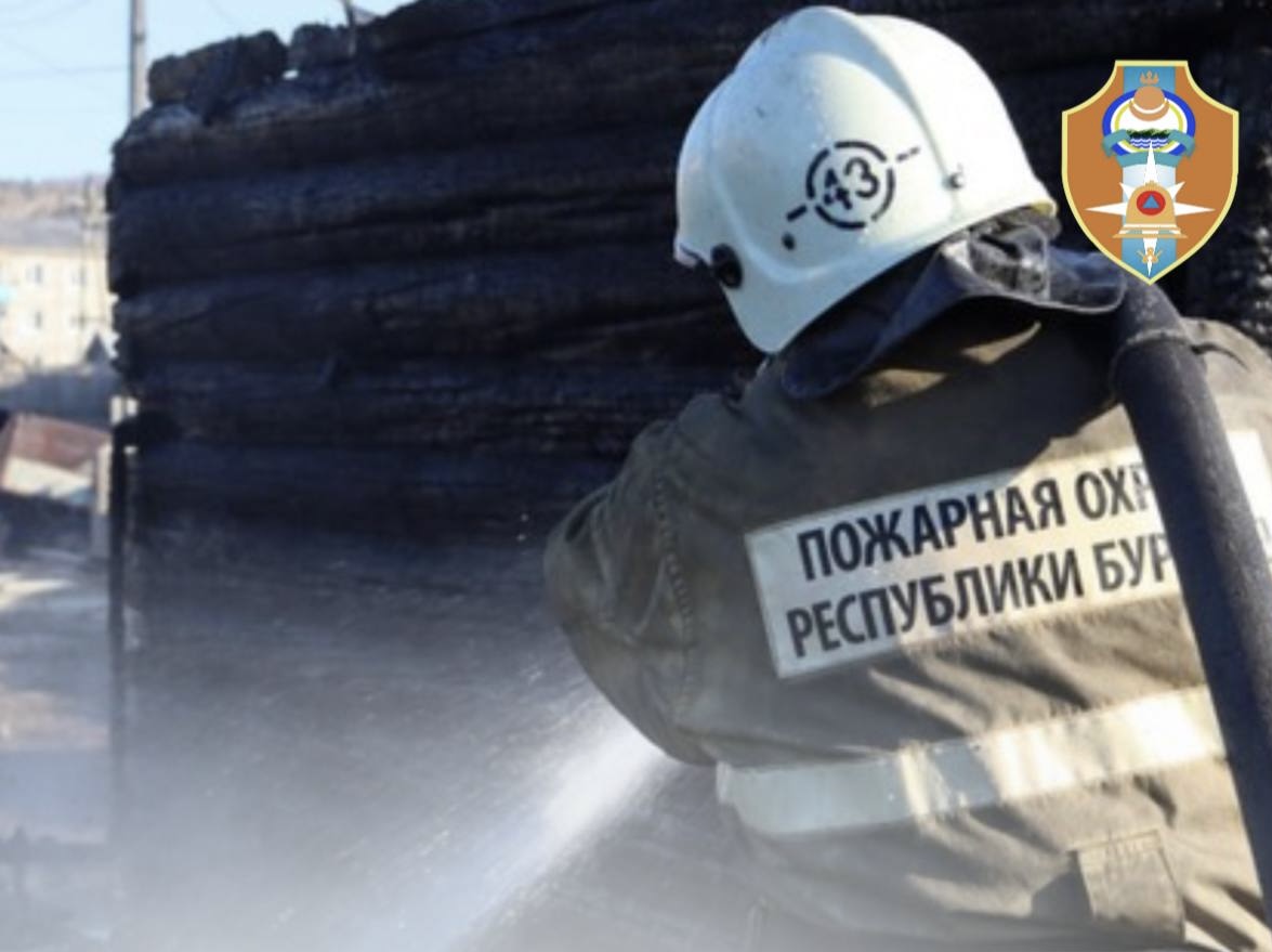 Фото В бурятском СНТ «Колос» сгорел дачный дом