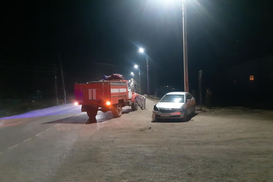 Фото В Бурятии в ДТП с пожарной машиной пострадал человек