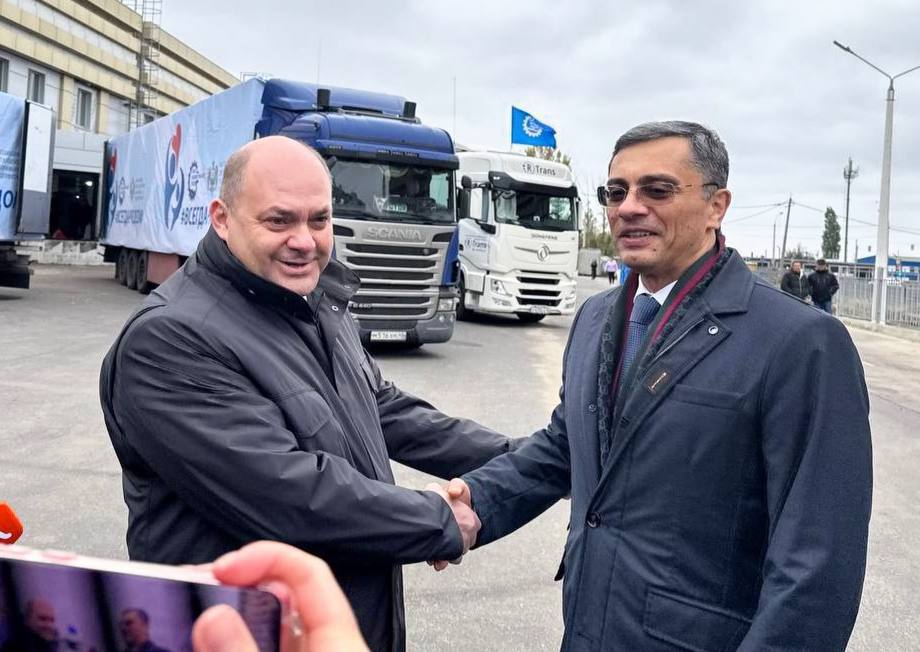 Фото Союзмаш доставил в приграничные регионы 80 тонн груза