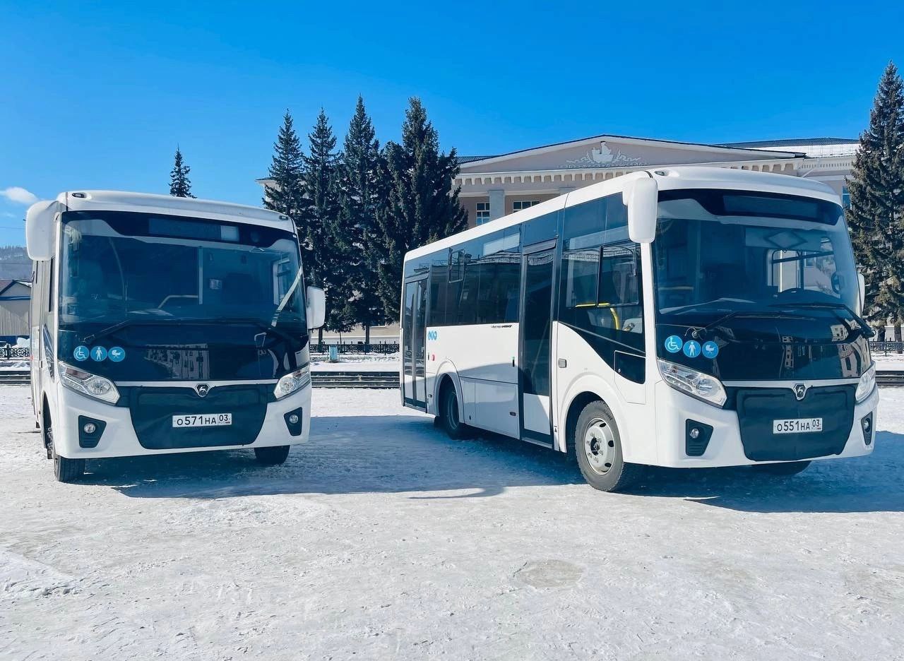Фото Два новых автобуса будут курсировать в Закаменском районе Бурятии