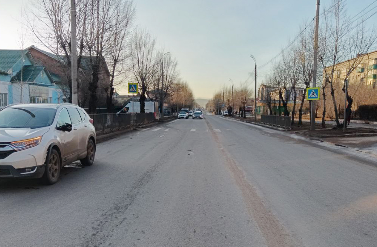 Фото Женщина-водитель сбила пешехода на «зебре» в Улан-Удэ
