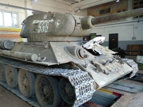 Фото Заброшенный танк из Бурятии восстановили в Амурской области