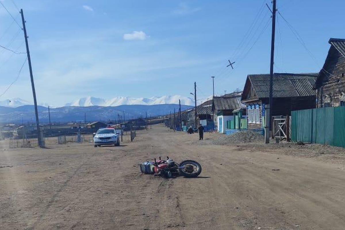 Фото В районе Бурятии 18-летний мотоциклист погиб в ДТП