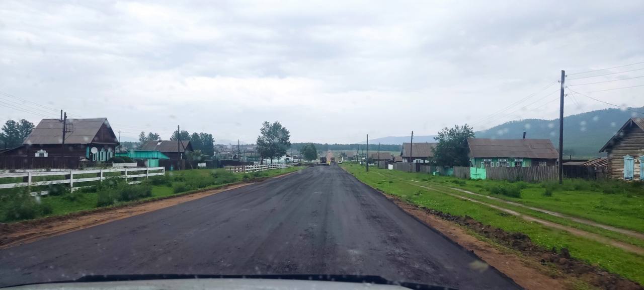 Фото В селе Дутулур Закаменского района Бурятии начался ремонт дороги