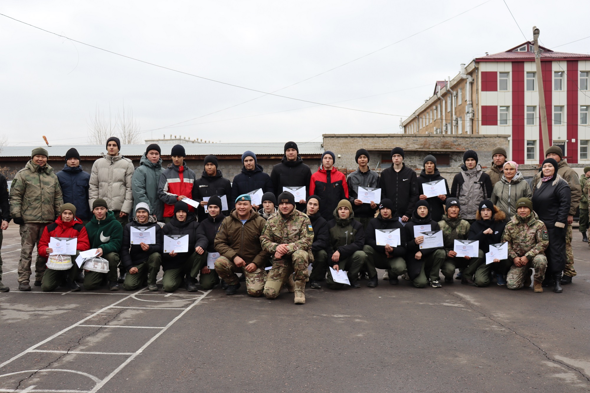 Фото В Бурятии завершились учебные военные сборы студентов при региональном отделении ДОСААФ