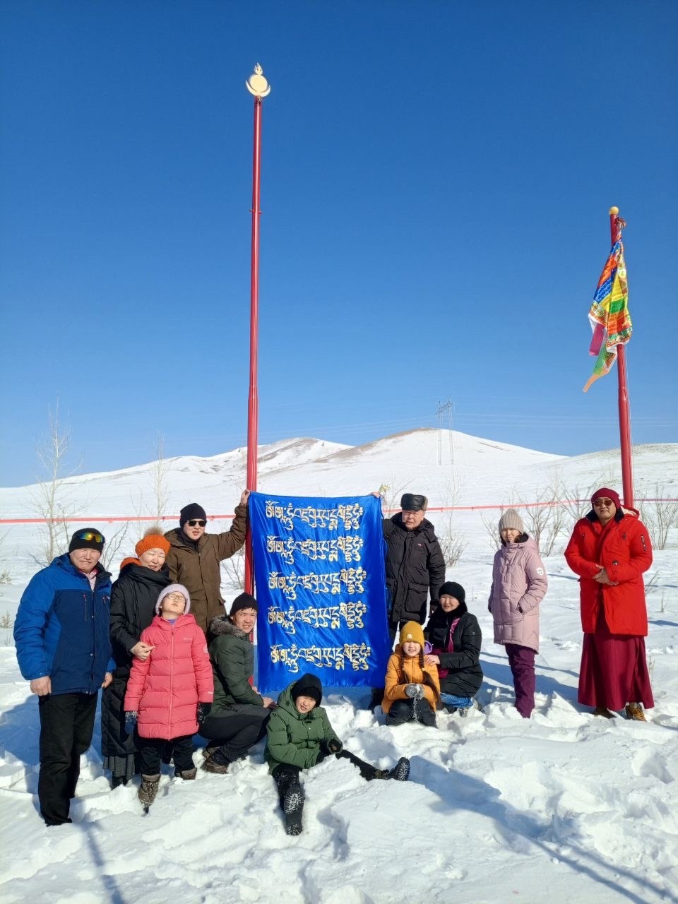 Фото Большой хии  морин установили верующие в районе Бурятии