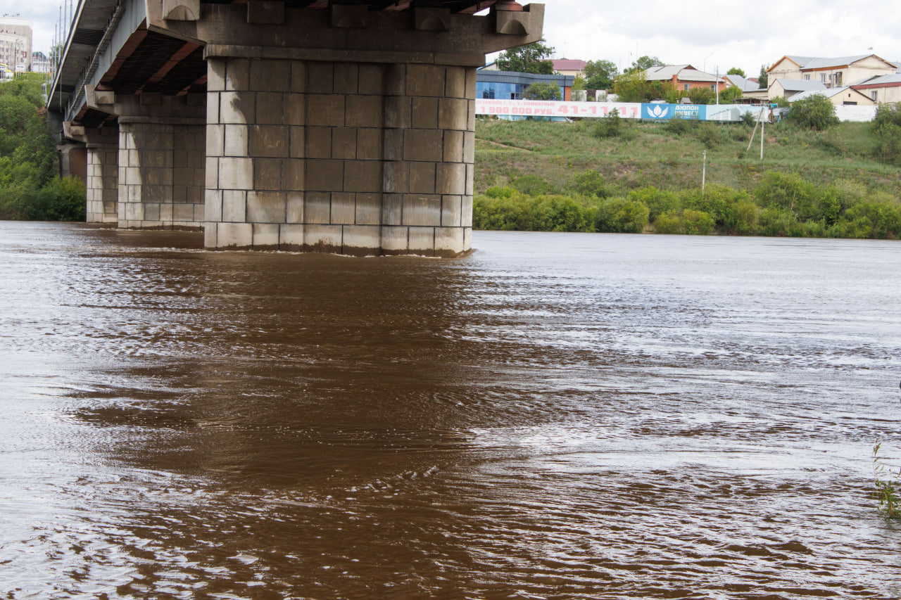 Фото В Улан-Удэ уровень воды в Селенге за последние сутки снизился еще на 7 см