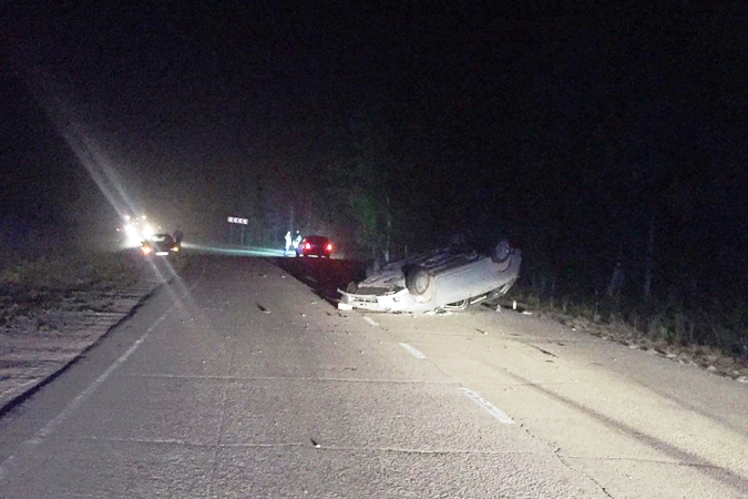 Фото Пьяная девушка совершила ДТП на трассе у Байкала в Бурятии