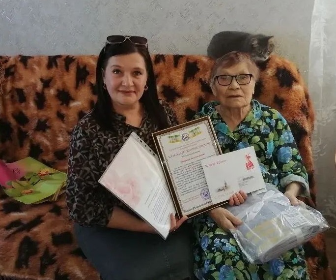 Фото 100 - летний юбилей отметила жительница Заиграевского райoна