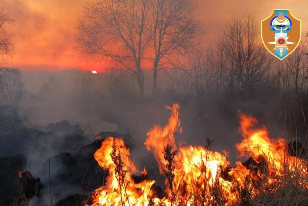 Фото Пожарные в Бурятии 10 часов боролись с огнем в горах
