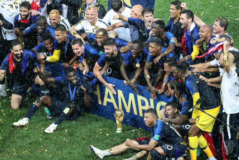 Фото Сборная Франции выиграла чемпионат мира по футболу
