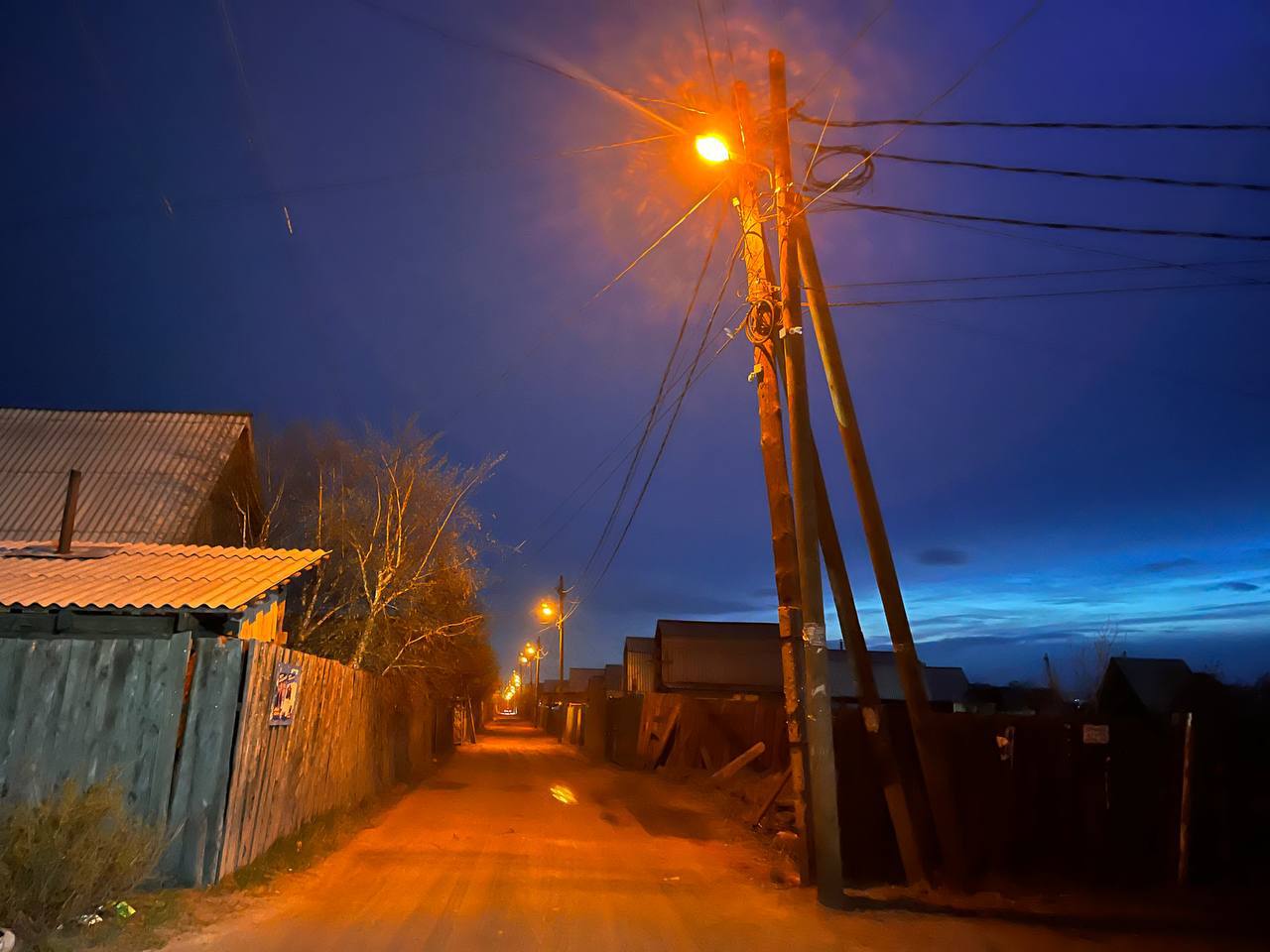 Фото Раньше здесь было темно: уличное освещение приходит на окраины Улан-Удэ
