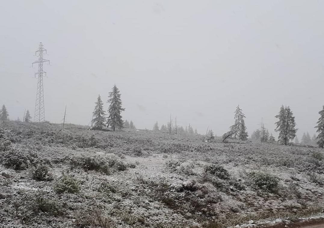 Фото В Окинском районе Бурятии выпал снег (ФОТО)
