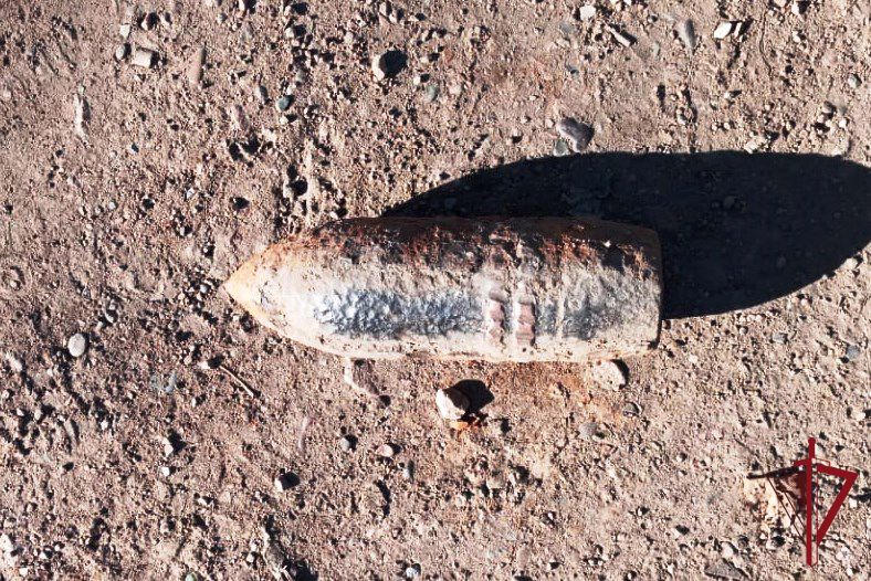 Фото В центре Улан-Удэ нашли снаряд 