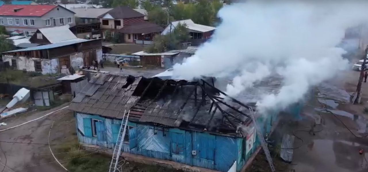Фото В Бурятии после пожара восстановят любимый магазин