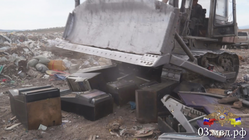 Фото В Бурятии уничтожили 160 игорных автоматов