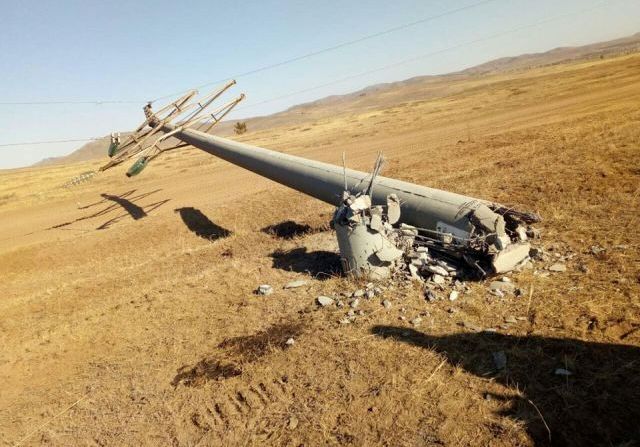 Фото В Бурятии танк сбил электроопору и скрылся с места происшествия