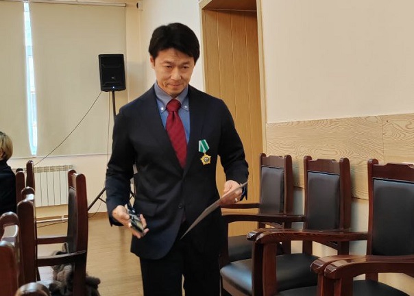 Фото Морихиро Ивата был замечен в Улан-Удэ на статусном мероприятии