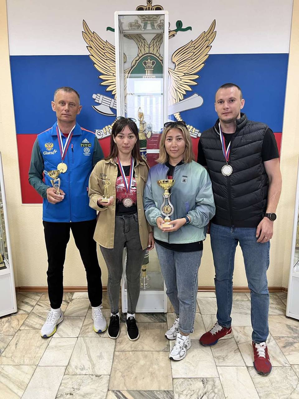 Фото Судебные приставы из Бурятии выиграли II этап чемпионата ФССП России по биатлону
