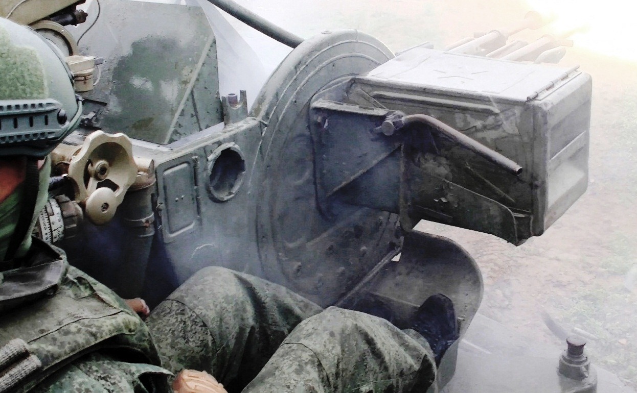 Фото В Бурятии военнослужащие ВВО совершенствуют навыки по уничтожению огневых точек условного противника