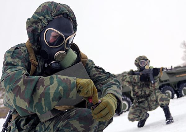 Фото Военные Бурятии отработали действия при радиационной и химической угрозе