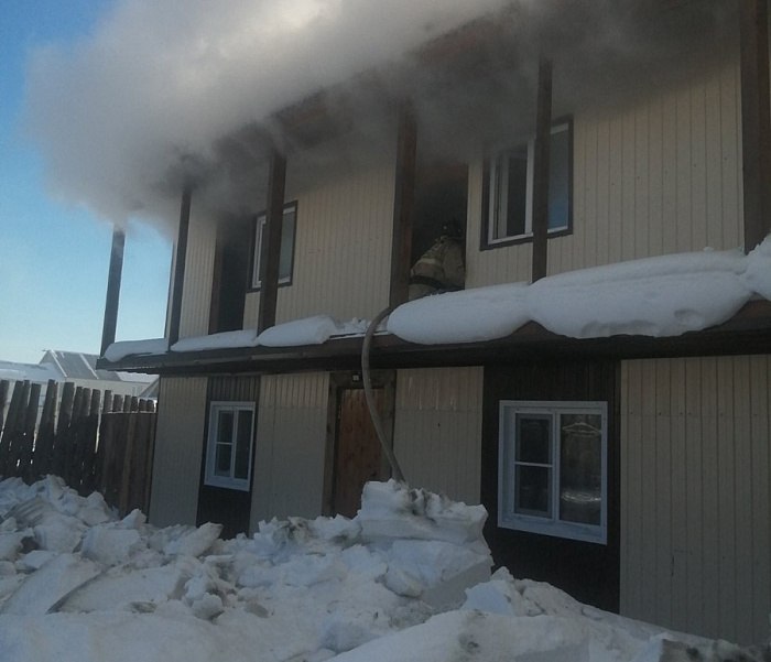 Фото На Байкале в Турке от пожара пострадал гостевой дом «Уютный уголок»