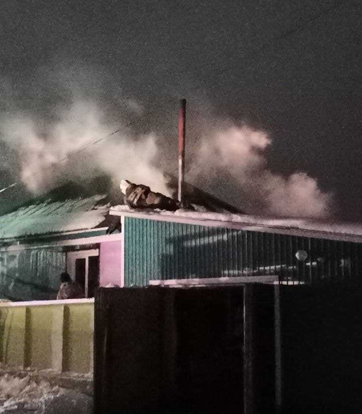Фото В районе Бурятии пожар унес жизнь человека