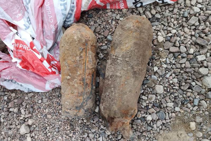 Фото В Улан-Удэ строители нашли опасные авиационные бомбы   