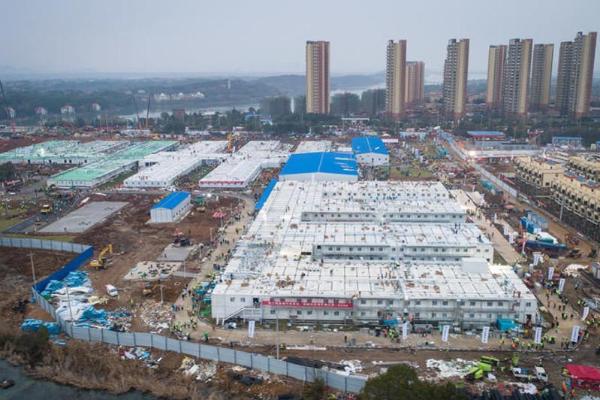 Фото В Китае за 5 дней построен ковидный госпиталь на 1500 палат