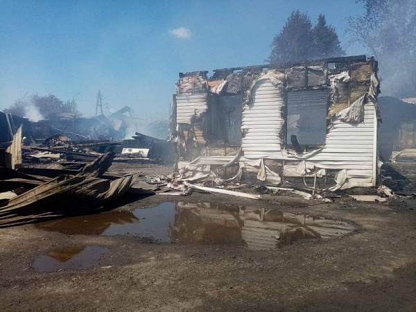 Фото В Бурятии сельский почтамт сгорел из-за неисправности электросети