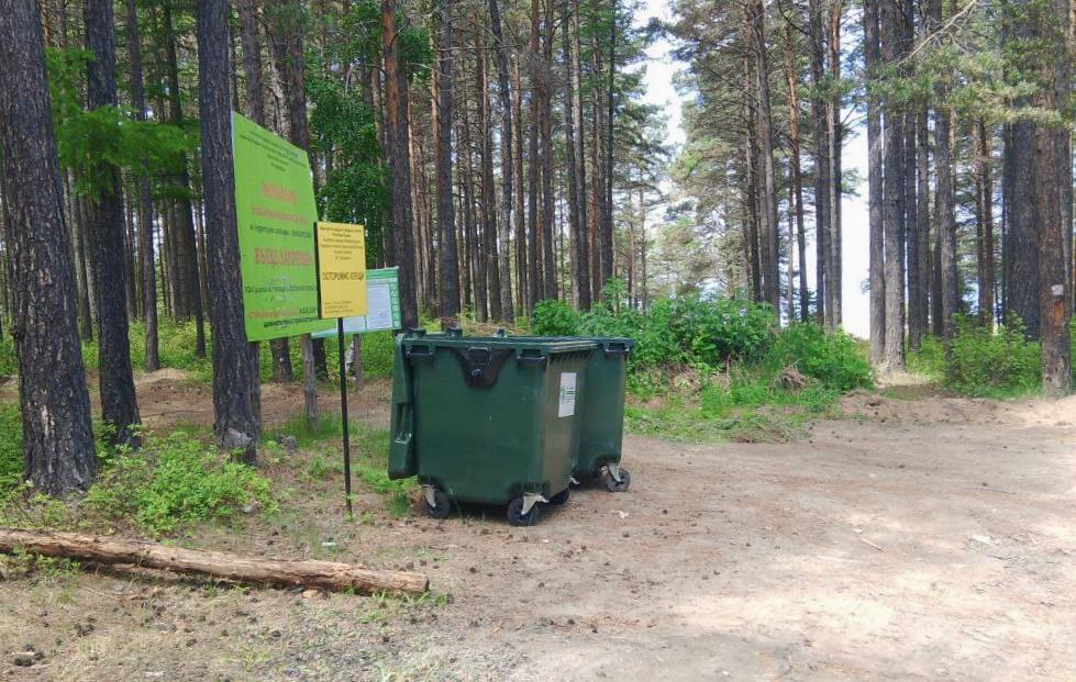 Фото В местах отдыха Бурятии установили 518 мусорных контейнеров