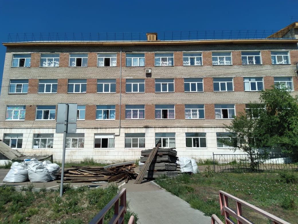 Фото В Кяхтинской ЦРБ продолжается капитальный ремонт