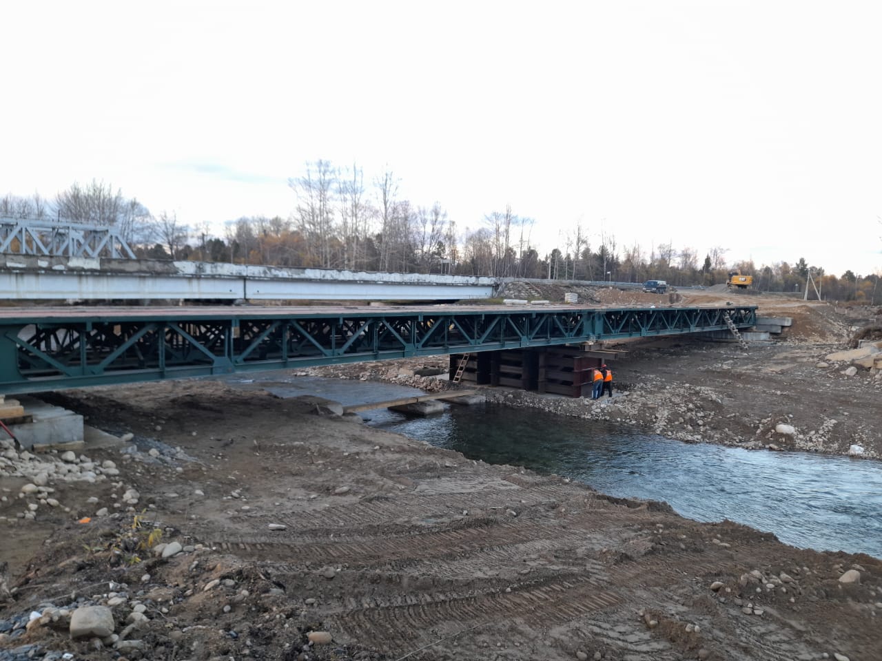 Фото В Бурятии приступили к работам по капремонту моста через реку Подосиновка