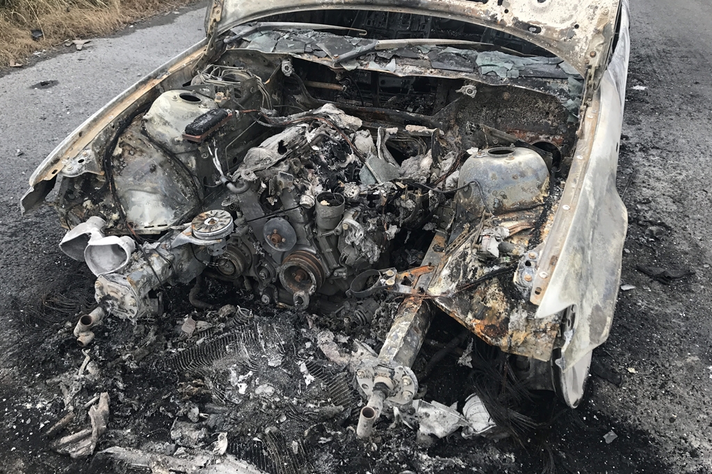 Фото В Бурятии пожар уничтожил гараж с мотоциклом и автомобилем