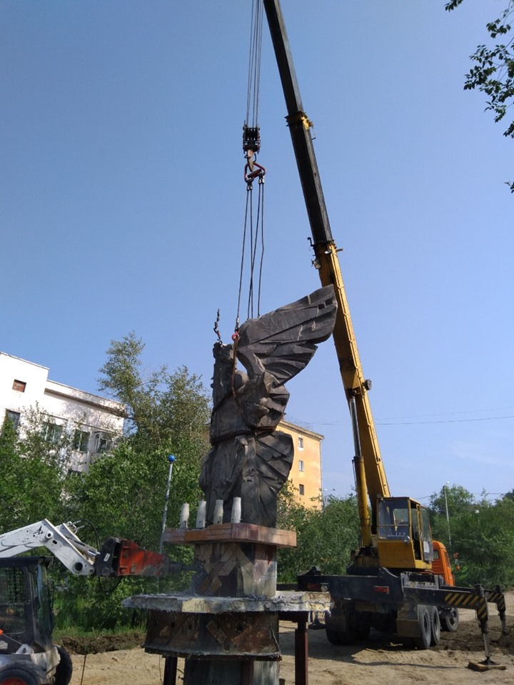 Фото В Улан-Удэ началась реконструкция площади Славы